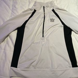 VS PINK White Half Zip